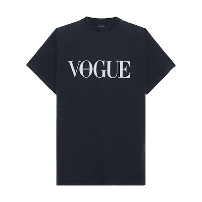 Balenciaga Logo Print Short Sleeve Crewneck T-Shirt Unisex Black. 787349TRVL89374