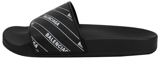 巴黎世家 黑色Logo印花拖鞋 578935-W1S90-1006 Buy 巴黎世家 黑色Logo印花拖鞋 578935-W1S90-1006