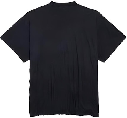 Balenciaga Logo Print Unisex Black Crewneck Casual T-Shirt Regular Fit 809122TVQO11041 Lookbook Balenciaga Logo Print Unisex Black Crewneck Casual T-Shirt Regular Fit 809122TVQO11041