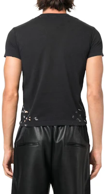 巴黎世家 男女黑色Logo印花短袖T恤 標準版型。 612964TMVH31055 Purchase 巴黎世家 男女黑色Logo印花短袖T恤 標準版型。 612964TMVH31055