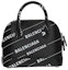 Order Balenciaga Logo Print Ville Shoulder Bag XXS Black