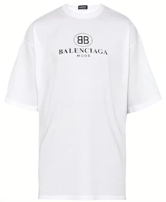 Kaos Pria Balenciaga Logo Print Crewneck Putih 556150TYK239000 Buy Kaos Pria Balenciaga Logo Print Crewneck Putih 556150TYK239000