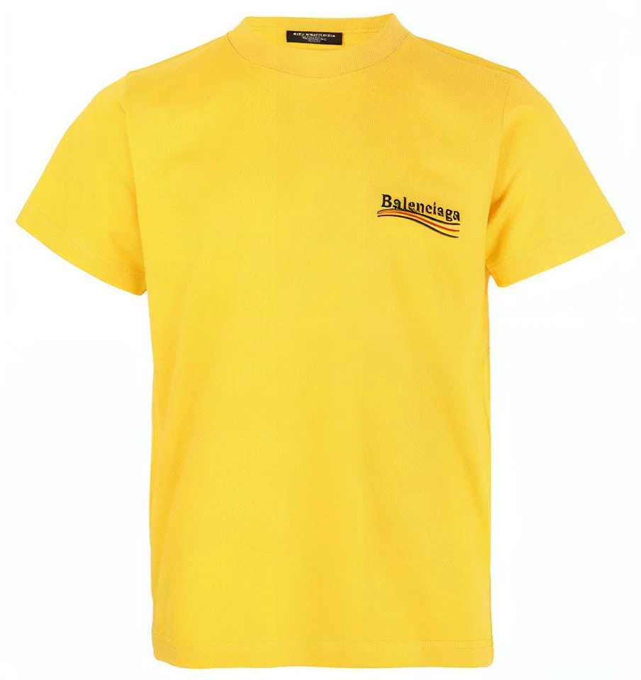 balenciaga-logo-print-yellow-crew-neck-t-shirt-regular-fit-620967-tkvj-17442