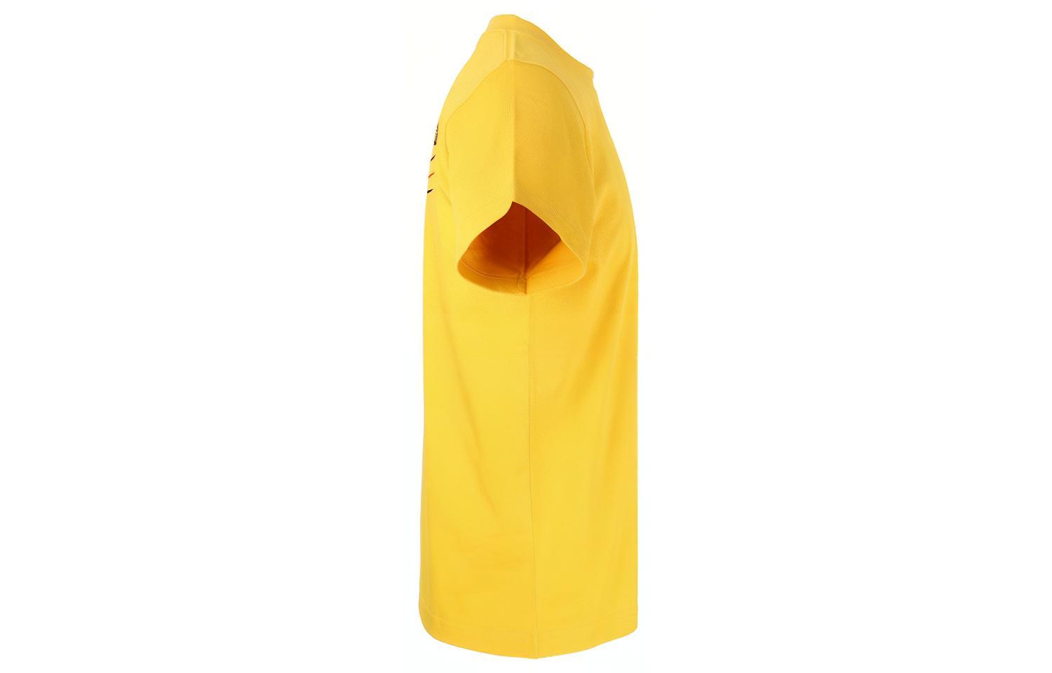 Balenciaga Logo Print Yellow Crew Neck T-Shirt Regular Fit. 620967TKVJ17442 圖 5