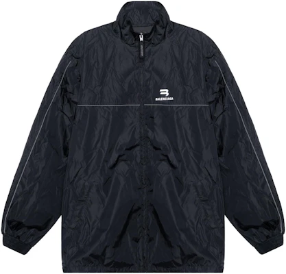 Balenciaga Logo Printed Zip-Up Bomber Jacket Black 663081TJOB91000 Buy Balenciaga Logo Printed Zip-Up Bomber Jacket Black 663081TJOB91000