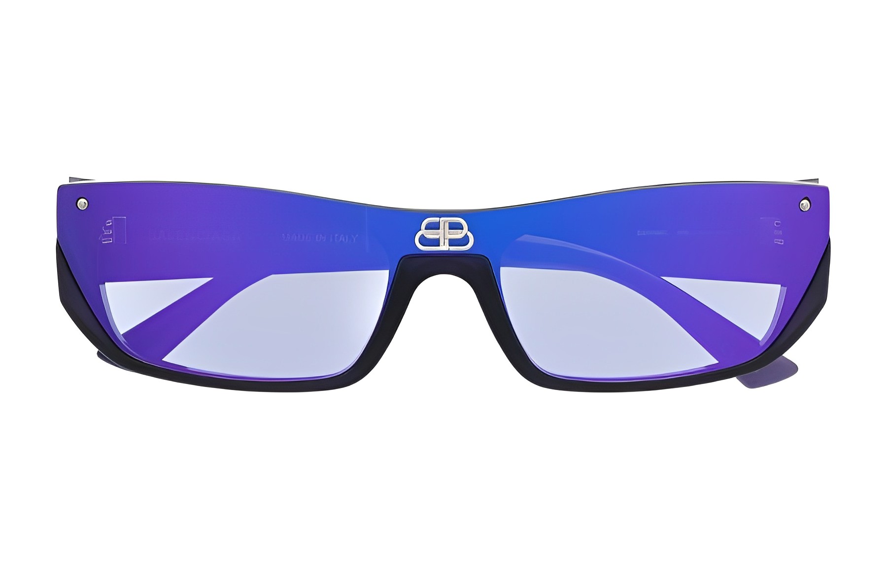 Balenciaga Logo Rectangular Purple Sunglasses Unisex Injection Molded Frame BB0080S005 圖 3