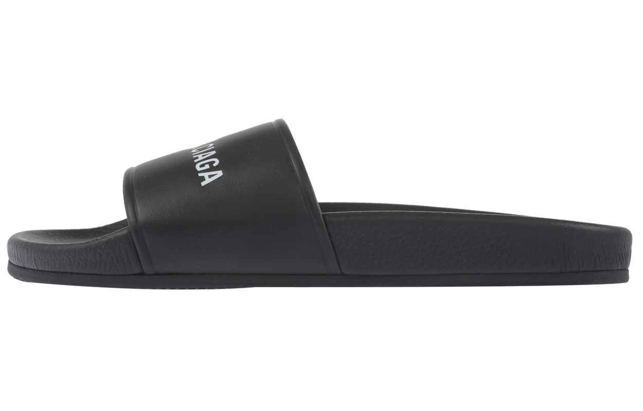 Balenciaga Logo Slide 'Black'