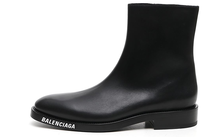 Balenciaga Logo Sole Ankle Boot 'Black' 590717-WA720-1000