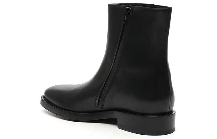 Shop Bota Balenciaga Logo Sole Tobillera 'Negra' 590717-WA720-1000