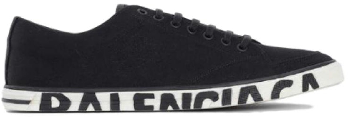 Balenciaga Logo Sole Canvas Lace Up 'Kasut Sneaker' 561253W07021000 Order Balenciaga Logo Sole Canvas Lace Up 'Kasut Sneaker' 561253W07021000