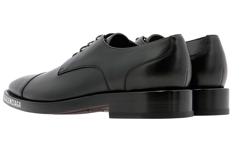Lookbook Balenciaga Logo Sole Derby 'Negro' 590716-WA720-1000