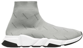 Balenciaga Logo Speed Trainer 'Reflective Grey' 512527-W0650-1224 Balenciaga Logo Speed Trainer 'Reflective Grey' 512527-W0650-1224