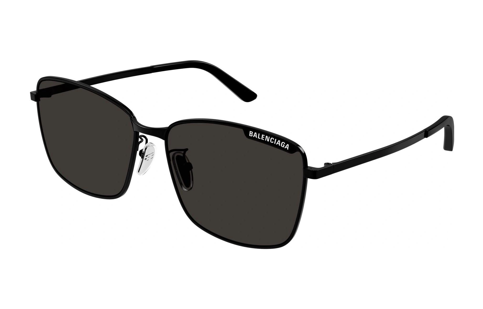 Balenciaga Logo Square Sunglasses with Alloy Frame Unisex Couples Style BB0280SA-001 圖 2