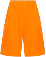 Balenciaga Logo Sweat Shorts 'Fluo Orange' Balenciaga Logo Sweat Shorts 'Fluo Orange'