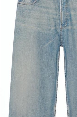 Balenciaga Logo Waistband Denim 'Blue/White' Sizing Balenciaga Logo Waistband Denim 'Blue/White'