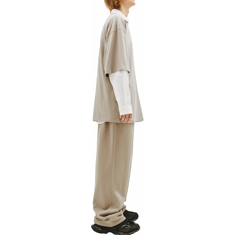 Balenciaga Logo Waterfall Lettering T-Shirt Unisex Regular Fit Beige. 661715TKVE58174 圖 6