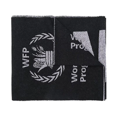 Balenciaga Logo Wool Scarf 538839-320B0-1077