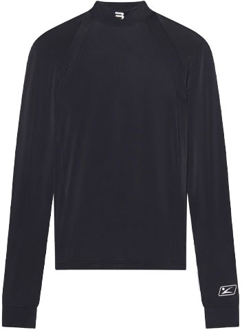 balenciaga-long-sleeve-fitted-top-black-white