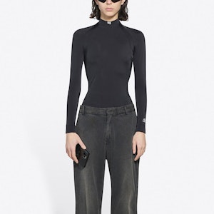 巴黎世家 長袖貼身上衣「黑/白」 Lookbook 巴黎世家 長袖貼身上衣「黑/白」