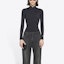 Lookbook Balenciaga Long-Sleeve Fitted Top 'Black/White'