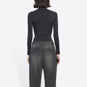 巴黎世家 長袖貼身上衣「黑/白」 Purchase 巴黎世家 長袖貼身上衣「黑/白」