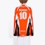 Details for Balenciaga Long-Sleeve Hockey Shirt 'Fluorescent Orange/White/Black'