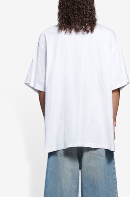 Balenciaga Love Earth Flatground Large Fit T-Shirt 'White' Purchase Balenciaga Love Earth Flatground Large Fit T-Shirt 'White'