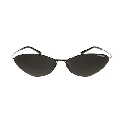 Balenciaga Malibu Round Sunglasses Black (794297 T00491000)