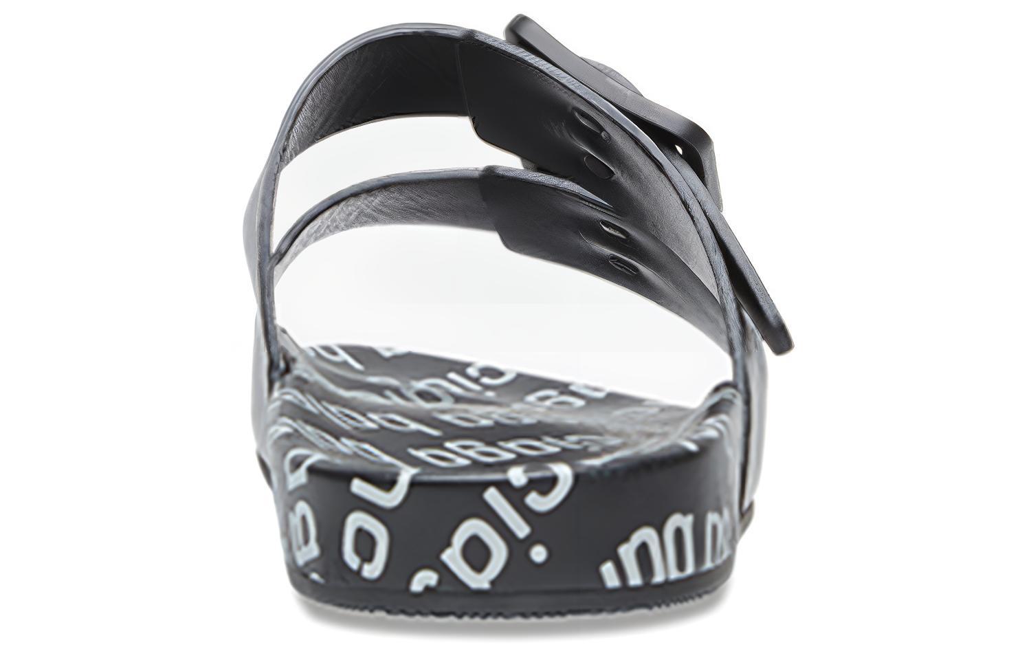 Purchase Balenciaga Mallorca Leather Slide 'Hitam Fashion' 685637WA2M81081