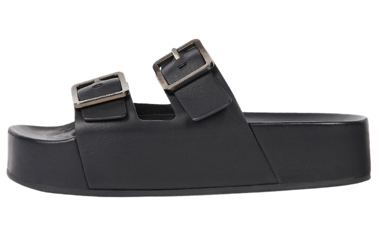Balenciaga Mallorca Platform Sandal 'Black Fashion Slipper' 656843WA2M61010