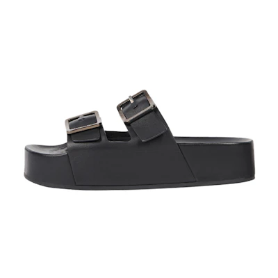 Balenciaga Mallorca Platform Sandal 'Black Fashion Slipper'