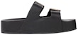 Balenciaga Mallorca Platform Sandal 'Selipar Fesyen Hitam' 656843WA2M61010