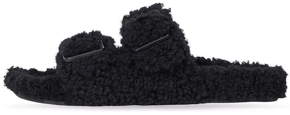 Balenciaga Mallorca Shearling Sandal 'Black' 672104-W2EJ1-1000 Buy Balenciaga Mallorca Shearling Sandal 'Black' 672104-W2EJ1-1000