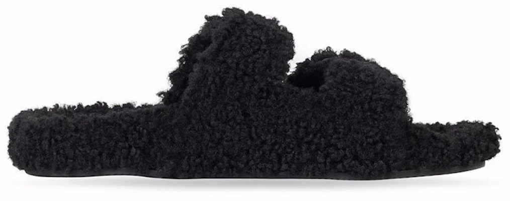 Balenciaga Mallorca Schaffell Sandale ''Schwarz'' 672104-W2EJ1-1000 Order Balenciaga Mallorca Schaffell Sandale ''Schwarz'' 672104-W2EJ1-1000