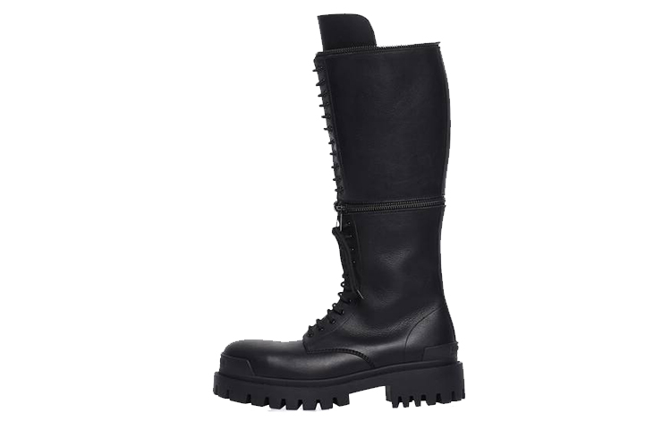 Buy Balenciaga Master Boot 'Black Leather' 664598WA9O11081