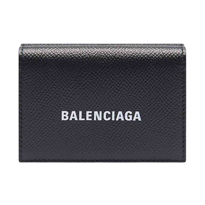 Balenciaga Men's Cash Wallet Mini Black/White