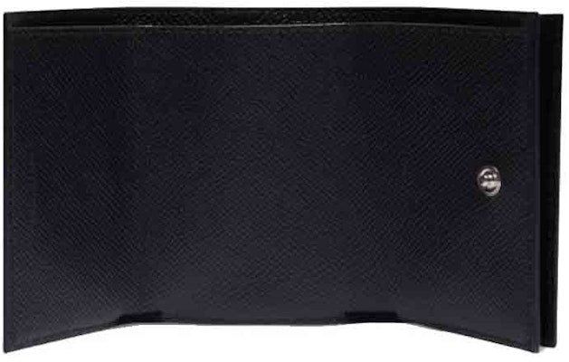 Balenciaga Men's Cash Wallet Mini Black/White Shop Balenciaga Men's Cash Wallet Mini Black/White