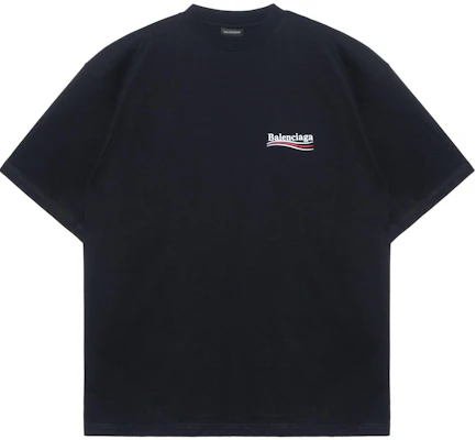 巴黎世家 男士寬鬆版可口可樂刺繡黑色T恤 641675TKVJ11070 Order 巴黎世家 男士寬鬆版可口可樂刺繡黑色T恤 641675TKVJ11070