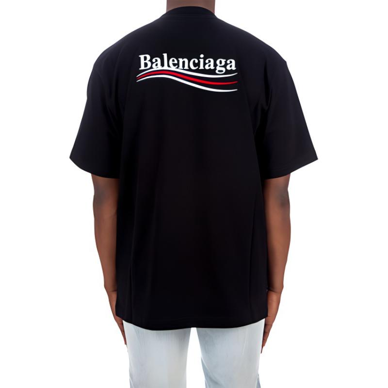 Details for バレンシアガ メンズ ルーズフィット コカコーラ刺繍 ブラックTシャツ. 641675TKVJ11070