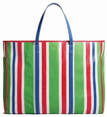 Balenciaga Mens Chatelet Carry All XL Tote Bag Green/Red/Blue/White Buy Balenciaga Mens Chatelet Carry All XL Tote Bag Green/Red/Blue/White