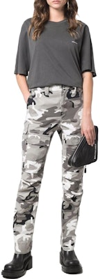 발렌시아가 미드라이즈 프린트 캐주얼 팬츠 유니섹스 그레이 카모플라주. 681258TLL721262 Shop 발렌시아가 미드라이즈 프린트 캐주얼 팬츠 유니섹스 그레이 카모플라주. 681258TLL721262