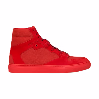 Balenciaga Monochrome Nubuck High 'Rouge'