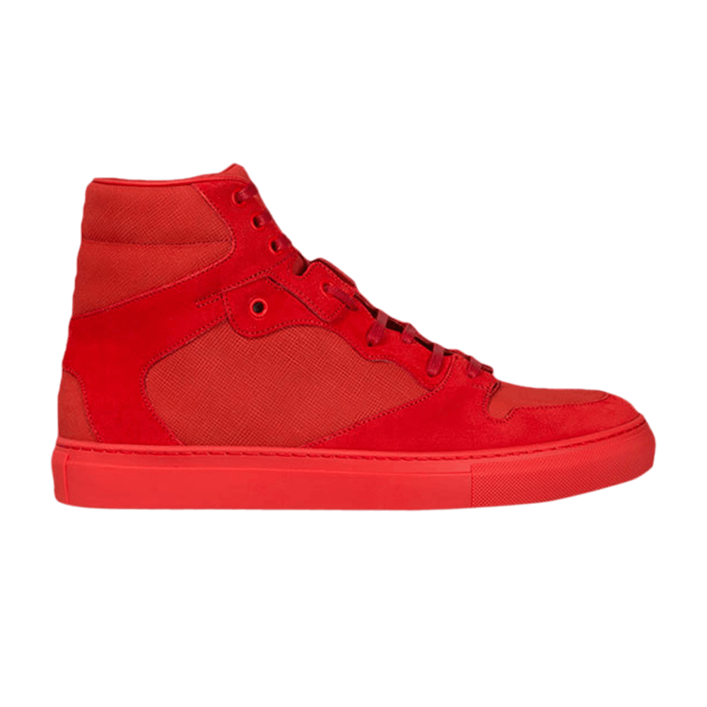 Balenciaga Monochrome Nubuck High 'Rouge' 412347-WAWY1-6570