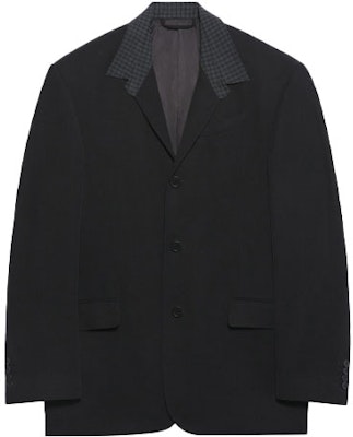 バレンシアガ モノクローム シングルブレスト ブレザー ユニセックス ブラック 658941TKT011000 Order バレンシアガ モノクローム シングルブレスト ブレザー ユニセックス ブラック 658941TKT011000