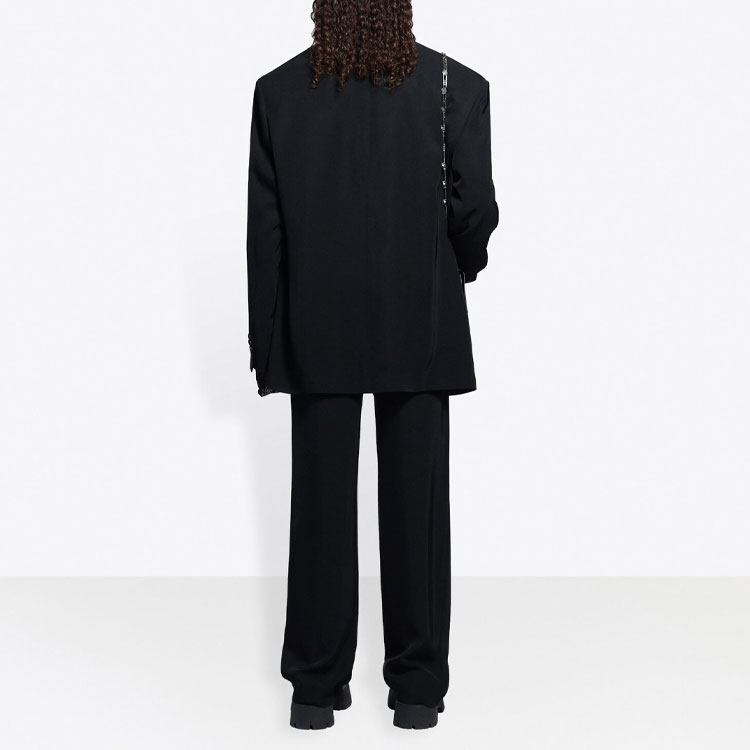 Details for バレンシアガ モノクローム シングルブレスト ブレザー ユニセックス ブラック 658941TKT011000