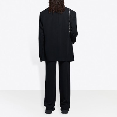 バレンシアガ モノクローム シングルブレスト ブレザー ユニセックス ブラック 658941TKT011000 Details for バレンシアガ モノクローム シングルブレスト ブレザー ユニセックス ブラック 658941TKT011000