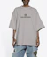 Sizing 巴黎世家馬賽克模糊Logo BB寬鬆破壞灰色短袖男裝 651795TKVF58174