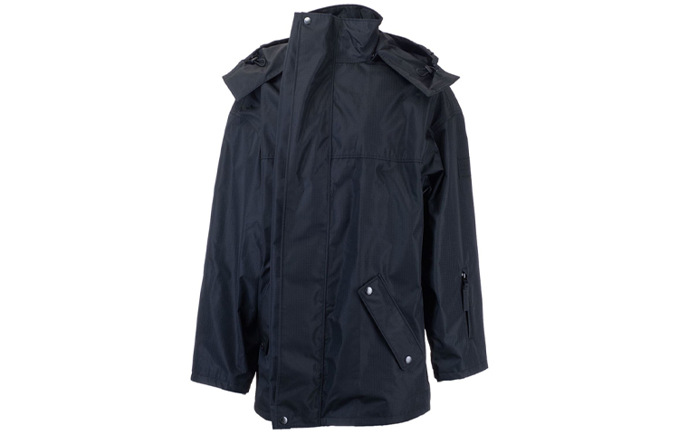 Balenciaga Navy Blue Printed Hooded Jacket 625580TFQ071069 圖 3