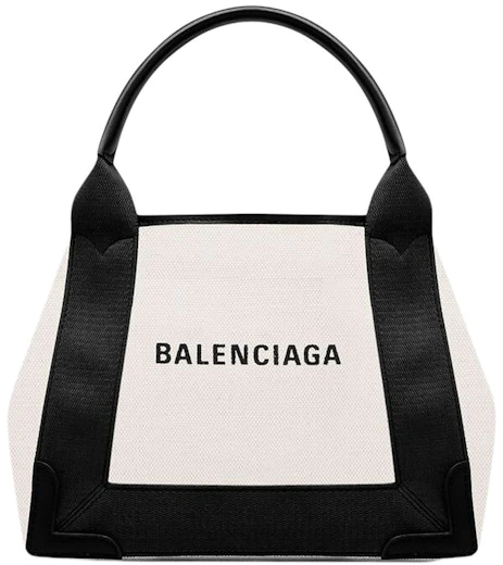 balenciaga-navy-cabas-tote-bag-xs-light-beige-black