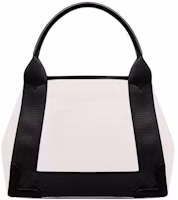 Lookbook Balenciaga Navy Cabas Tote Bag XS Light Beige/Black
